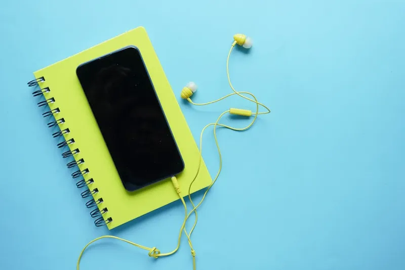 mobile phone study practice notebook