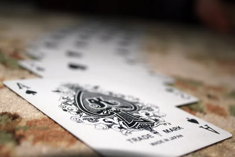 ace of spades playing card black