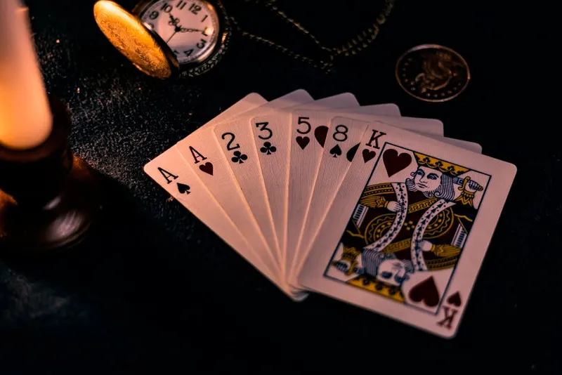 old vintage playing cards