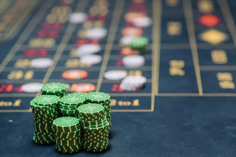 casino chips money stack